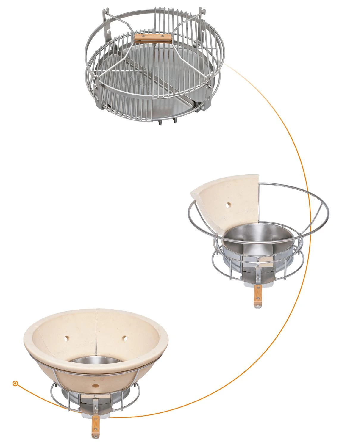 Monolith Grill CLASSIC BBQ GURU - PRO-Serie 2.0 Schwarz - MIT Gestell Und Seitentischen 6 Monolith Grill CLASSIC BBQ GURU - PRO-Serie 2.0 Schwarz - MIT Gestell Und Seitentischen - Image 6