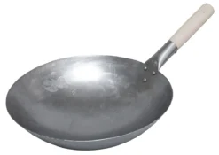 Monolith Wok Set / Weisstahl Mit Rundem Boden Ø 35 Cm Inkl. Zubehör