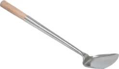 Monolith Wok Set / Weisstahl Mit Rundem Boden Ø 35 Cm Inkl. Zubehör -Grill Welt Geschäft Monolith Wok Wendekelle