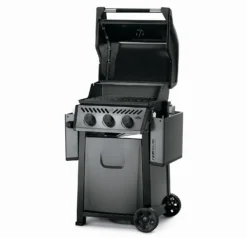 Napoleon Freestyle 365 Gasgrill, Graphit - Modell 2023 - X-DEAL Inkl. Drehspiess -Grill Welt Geschäft Napoleon Freestyle 365 Gasgrill Seite Deckel offen