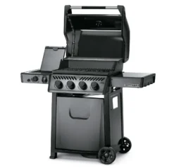 Napoleon Freestyle 425 Gasgrill, Graphit - Mit Sizzle Zone - X-DEAL Inkl. Grillplatte Und Plancha Tool-Set -Grill Welt Geschäft Napoleon Freestyle 425 Gasgrill Sizzle Zone offen