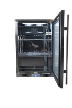 Napoleon Outdoor - Kühlschrank, 135 Liter, Rechtsdrehende Tür Mit Doppelverglasung Und LED Beleuchtung - Wasserdicht Nach IP24 -Grill Welt Geschäft Napoleon Kuehlschrank Outdoor Innenraum