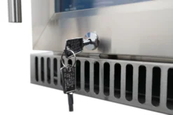 Napoleon Outdoor - Kühlschrank, 135 Liter, Rechtsdrehende Tür Mit Doppelverglasung Und LED Beleuchtung - Wasserdicht Nach IP24 -Grill Welt Geschäft Napoleon Kuehlschrank abschliessbar NFR135ORGL