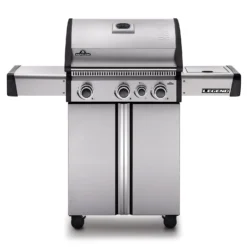 Napoleon Legend 410 Edelstahl Gasgrill - 3 Brenner Mit Seitenbrenner - Inkl. Napoleon Abdeckhaube