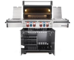 Napoleon Prestige Pro 500-3 Edelstahl Gasgrill Inkl. Drehspieß - Modell 2023 - SMART Deal Inkl. Grillfürst Grill Control -Grill Welt Geschäft Napoleon Prestige Pro 500 offen 02