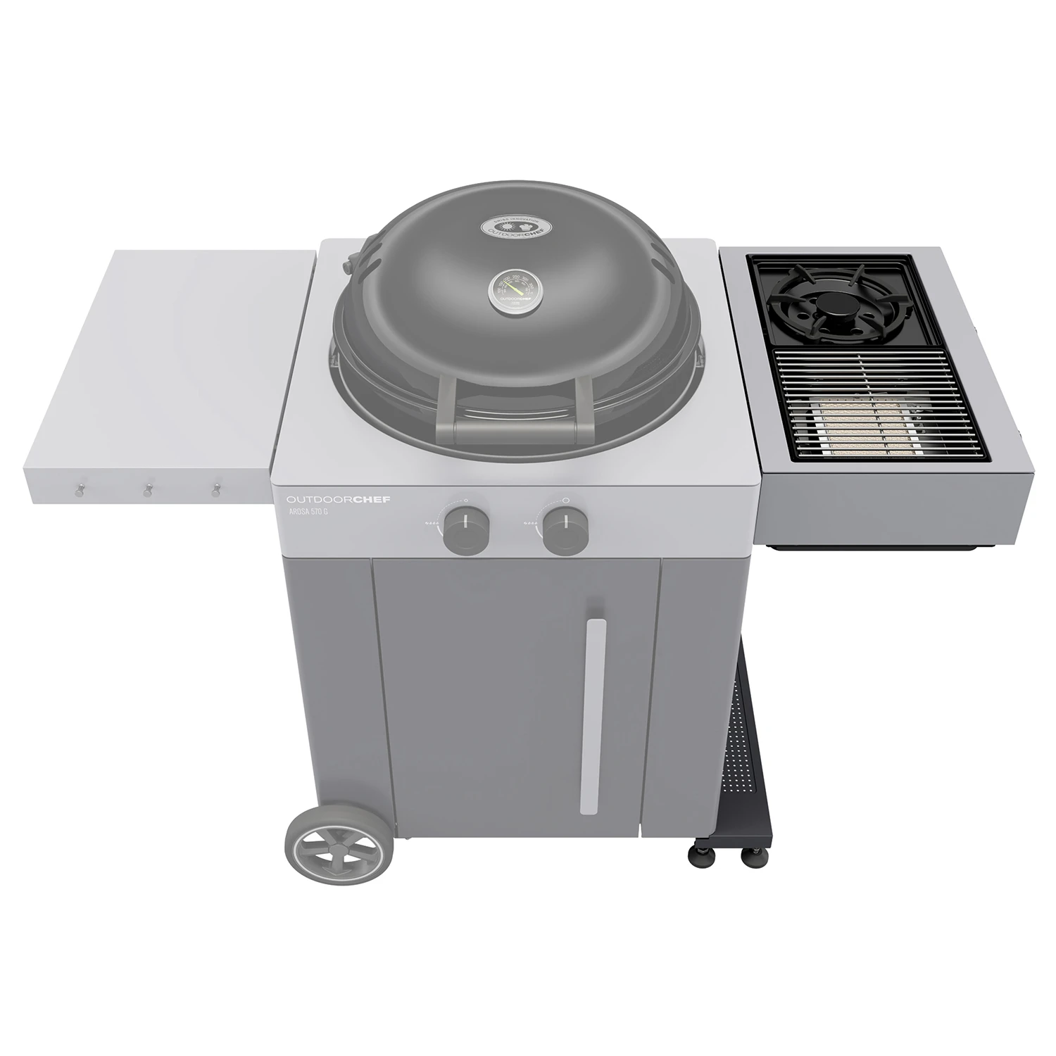 Outdoorchef Blazing Zone + Cooking Zone Kit Plus Für Arosa Evo Grey Steel 2 Outdoorchef Blazing Zone + Cooking Zone Kit Plus Für Arosa Evo Grey Steel - Image 2