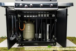 Outdoorchef Dualchef S 425 G Edelstahl Gasgrill Mit Seitenkocher -Grill Welt Geschäft Outdoorchef Dualchef S 425 G Unterschrank