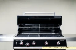 Outdoorchef Dualchef S 425 G Edelstahl Gasgrill Mit Seitenkocher -Grill Welt Geschäft Outdoorchef Dualchef S 425 G geteilter Garraum