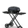 Napoleon Phantom TravelQ PRO285X Kompakt Gasgrill, Mattschwarz - Mit Klappbarem Wagen Inkl. Warmhalterost - Modell 2023