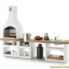 Palazzetti Outdoor Küche: Modul Arbeitsfläche Für Brioni Grillkamin Inkl. Montagematerial