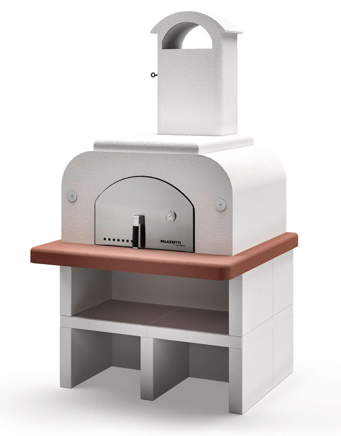 Palazzetti Pizzaofen Easy Medium Mit Beton Untergestell Inkl. Montagematerial 1 Palazzetti Pizzaofen Easy Medium Mit Beton Untergestell Inkl. Montagematerial