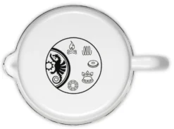 Petromax Emaille Milchtopf / 1400 Ml / Weiß