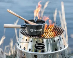 Petromax Emaille Stieltopf / 1000 Ml / Schwarz -Grill Welt Geschäft Petromax Emaille Stieltopf 1000ml schwarz Lifestyle