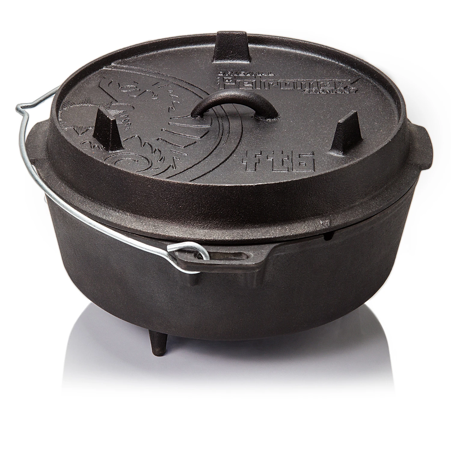 Petromax Ft6 Feuertopf Dutch Oven 5,5 L - Mit Füssen - X-DEAL Inkl. Deckelheber, Pflegepaste Und Kochlöffel 1 Petromax Ft6 Feuertopf Dutch Oven 5,5 L - Mit Füssen - X-DEAL Inkl. Deckelheber, Pflegepaste Und Kochlöffel