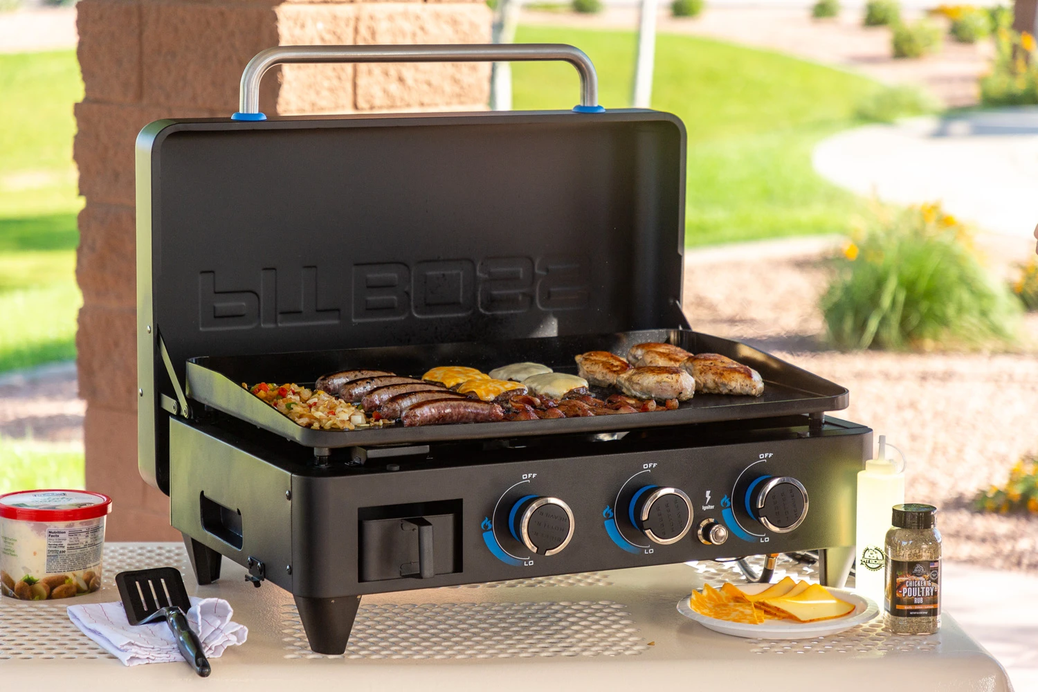 Pit Boss Plancha Grill Ultimate Plancha 3-Brenner - Mit Untergestell 14 Pit Boss Plancha Grill Ultimate Plancha 3-Brenner - Mit Untergestell - Image 14