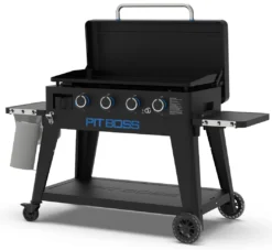 Pit Boss Plancha Grill Ultimate Plancha 4-Brenner - Mit Untergestell -Grill Welt Geschäft Pit Boss Planchagrill Ultimate 4 Brenner Kuechenrollenhalter