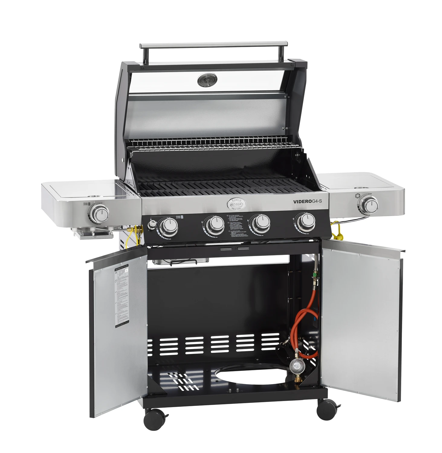 Rösle Gasgrill Videro G4-S VARIO+ Schwarz - Modell 2023 - X-DEAL Inkl. Abdeckhaube, Grillplatte Und Drehspieß 7 Rösle Gasgrill Videro G4-S VARIO+ Schwarz - Modell 2023 - X-DEAL Inkl. Abdeckhaube, Grillplatte Und Drehspieß - Image 7