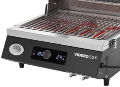 Rösle Elektrogrill Videro E2-P Campinggrill -Grill Welt Geschäft Roesle Elektrogrill Videro E2 P Steuerung Display