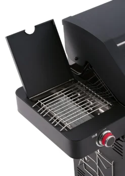 Rösle Videro G3-S VARIO+ Schwarz Gasgrill - FC Bayern Edition - Inkl. FC Bayern Abdeckhaube, Barbecue Grillzange Und Burgerpresse -Grill Welt Geschäft Roesle Gasgrill Videro FC Bayern Detail Prime Zone Grillrost