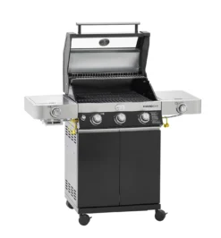 Rösle Gasgrill Videro G3-S VARIO+ Schwarz - Modell 2023 Inkl. Abdeckhaube -Grill Welt Geschäft Roesle Gasgrill Videro G3 S Vario 25520 Deckel