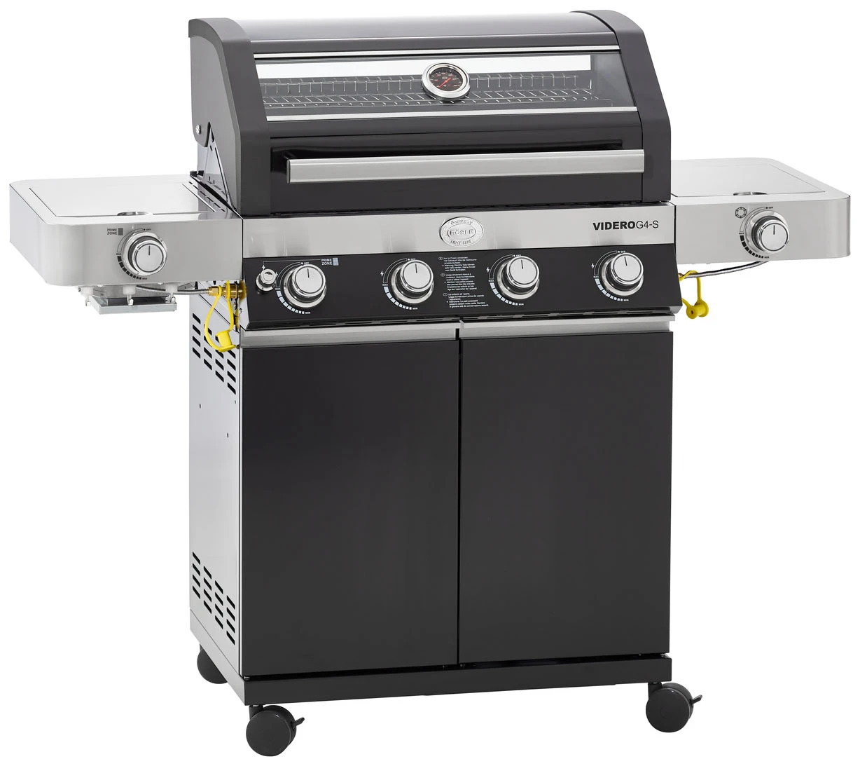 Rösle Gasgrill Videro G4-S VARIO+ Schwarz - Modell 2023 - X-DEAL Inkl. Abdeckhaube, Grillplatte Und Drehspieß 1 Rösle Gasgrill Videro G4-S VARIO+ Schwarz - Modell 2023 - X-DEAL Inkl. Abdeckhaube, Grillplatte Und Drehspieß