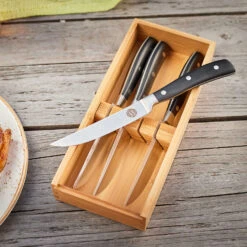 Rösle Steakmesser 4er Set - FC Bayern Edition 5 Rösle Steakmesser 4er Set - FC Bayern Edition -Grill Welt Geschäft Roesle Steakmesser 4er Set FC Bayern Lifestyle