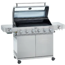 Rösle Edelstahl Gasgrill Videro G6-S VARIO+ - Limited Edition Modell 2023 -Grill Welt Geschäft Roesle Videro 25528 G6 S Edelstahl Deckel offen 1