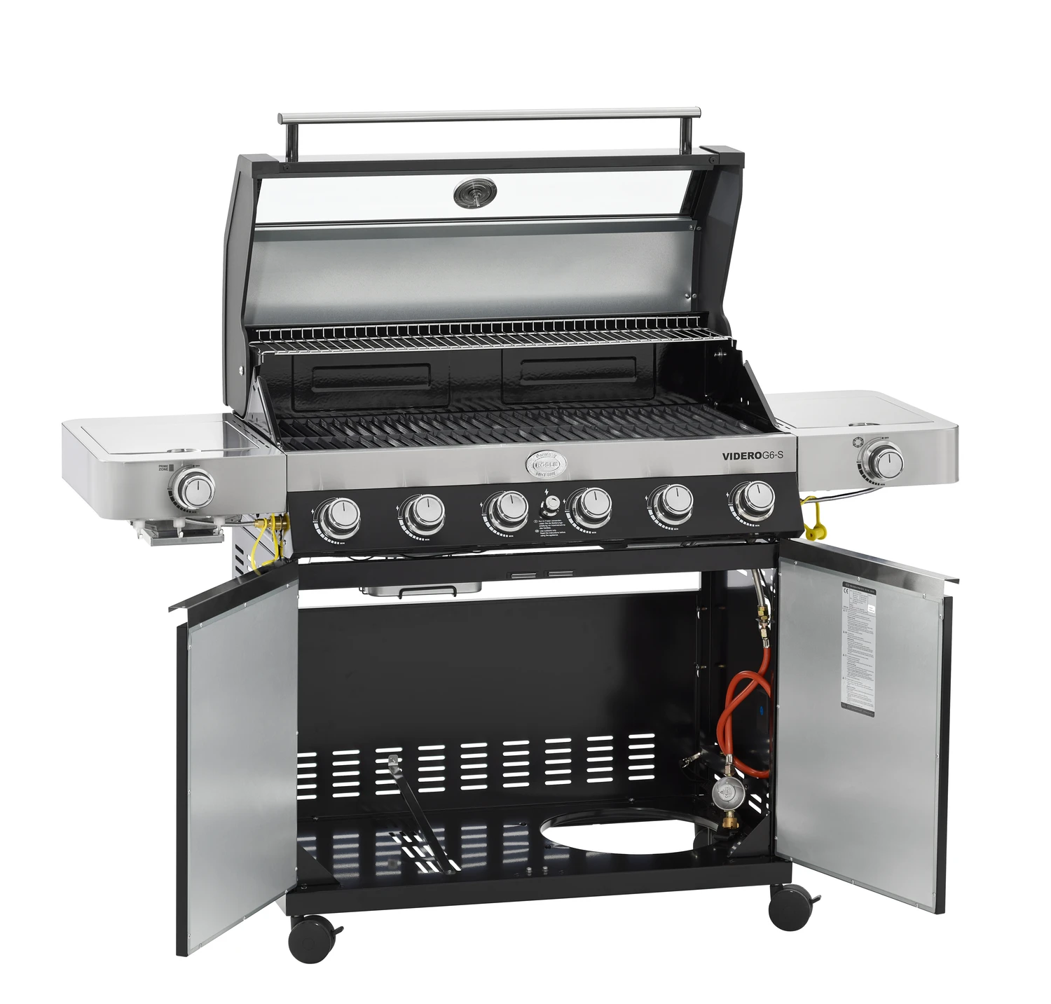 Rösle Gasgrill Videro G6-S VARIO+ Schwarz - Modell 2023 - SMART Deal Inkl. Grillfürst Grill Control + Abdeckhaube Und Grillplatte 7 Rösle Gasgrill Videro G6-S VARIO+ Schwarz - Modell 2023 - SMART Deal Inkl. Grillfürst Grill Control + Abdeckhaube Und Grillplatte - Image 7