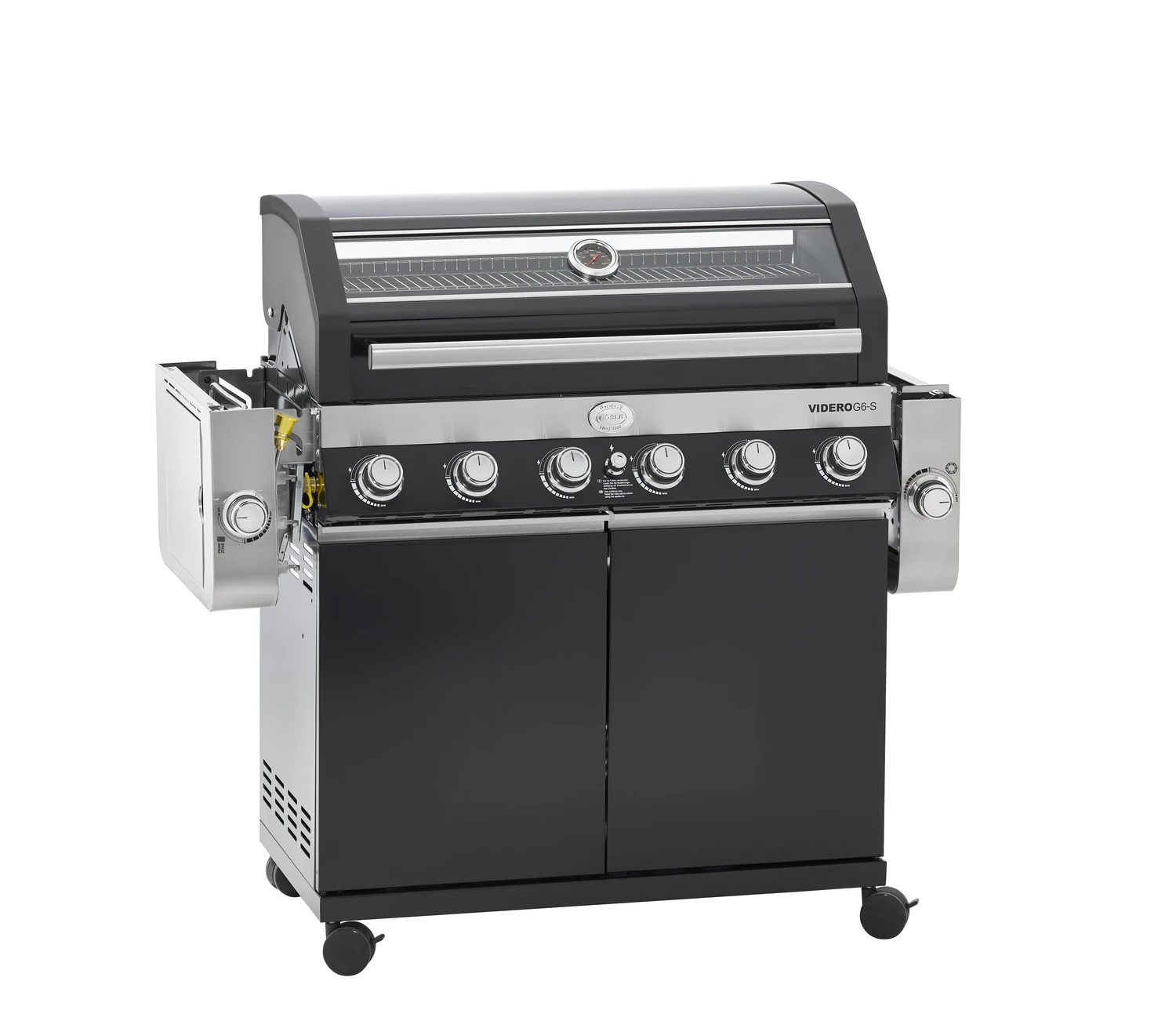 Rösle Gasgrill Videro G6-S VARIO+ Schwarz - Modell 2023 - SMART Deal Inkl. Grillfürst Grill Control + Abdeckhaube Und Grillplatte 8 Rösle Gasgrill Videro G6-S VARIO+ Schwarz - Modell 2023 - SMART Deal Inkl. Grillfürst Grill Control + Abdeckhaube Und Grillplatte - Image 8