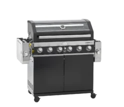 Rösle Gasgrill Videro G6-S VARIO+ Schwarz - Modell 2023 - Inkl. Abdeckhaube -Grill Welt Geschäft Roesle Videro G6 S Vario schwarz 25527 klappbar