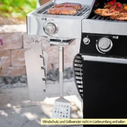 Rösle Gasgrill Videro G6-S VARIO+ Schwarz - Modell 2023 - Inkl. Abdeckhaube -Grill Welt Geschäft Roesle Videro Gasgrill Grillstation Primezone Mood 1
