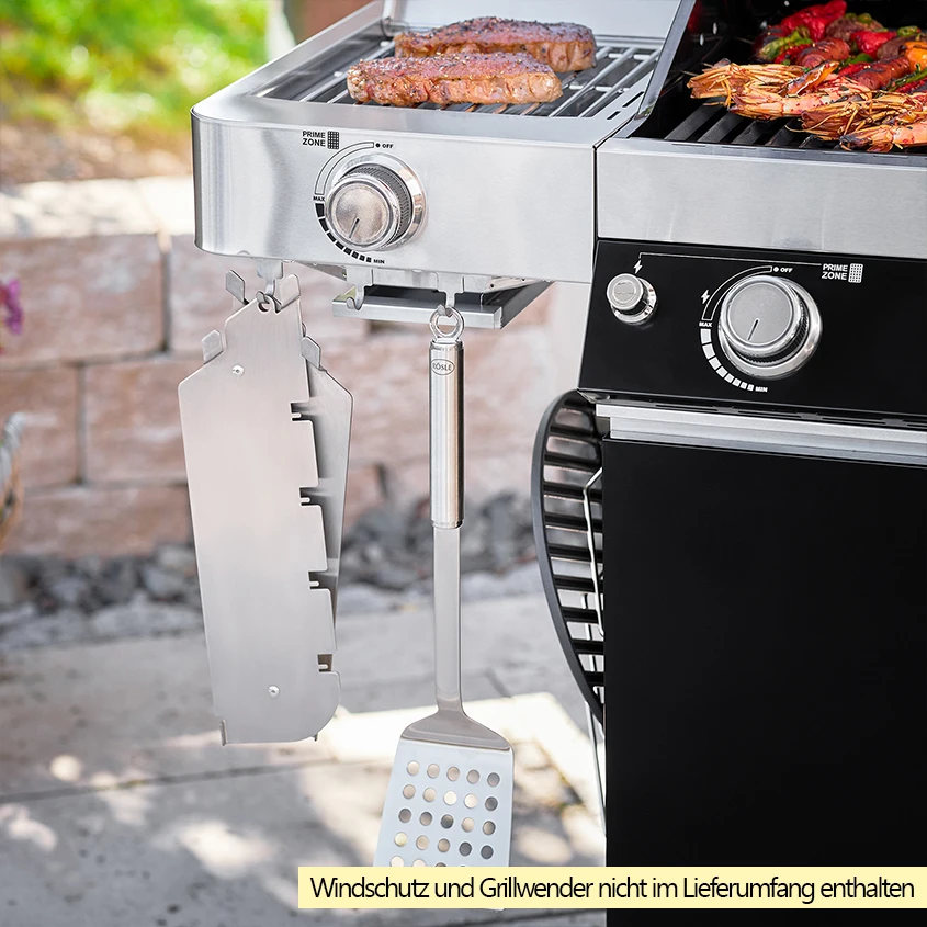 Rösle Gasgrill Videro G6-S VARIO+ Schwarz - Modell 2023 - SMART Deal Inkl. Grillfürst Grill Control + Abdeckhaube Und Grillplatte 17 Rösle Gasgrill Videro G6-S VARIO+ Schwarz - Modell 2023 - SMART Deal Inkl. Grillfürst Grill Control + Abdeckhaube Und Grillplatte - Image 17