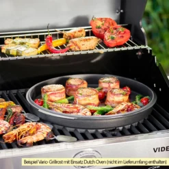 Rösle Gasgrill Videro G6-S VARIO+ Schwarz - Modell 2023 - SMART Deal Inkl. Grillfürst Grill Control + Abdeckhaube Und Grillplatte 37 Rösle Gasgrill Videro G6-S VARIO+ Schwarz - Modell 2023 - SMART Deal Inkl. Grillfürst Grill Control + Abdeckhaube Und Grillplatte -Grill Welt Geschäft Roesle Videro Gasgrill Vario Grillrost Mood 3