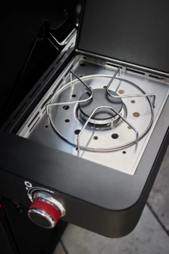 Rösle Videro G2-S VARIO+ Schwarz Gasgrill - FC Bayern Edition - Inkl. FC Bayern Abdeckhaube Und Grillbürste -Grill Welt Geschäft Roesle Videro Seitenkocher FC Bayern Edition 1