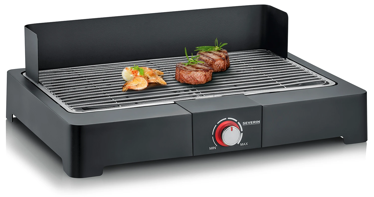 Severin Elektro Tischgrill Mit Grillrost - 2.200 Watt 2 Severin Elektro Tischgrill Mit Grillrost - 2.200 Watt - Image 2