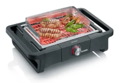 Severin Elektro Tischgrill STYLE Evo - 2.500 Watt -Grill Welt Geschäft Severin Elektro Tischgrill Style Evo PG8123 Grillgut