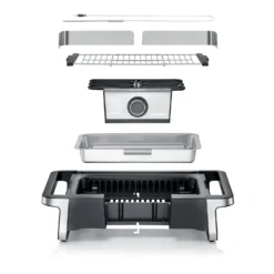 Severin Elektro Tischgrill SENOA Digital Boost - Boost Zone 500°C - 3.000 W -Grill Welt Geschäft Severin Elektrogrill Senoa pg8114 explosion