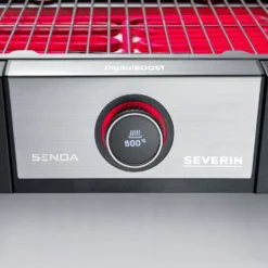 Severin Elektro Tischgrill SENOA Digital Boost - Boost Zone 500°C - 3.000 W -Grill Welt Geschäft Severin Elektrogrill Senoa pg8114 schalter 1