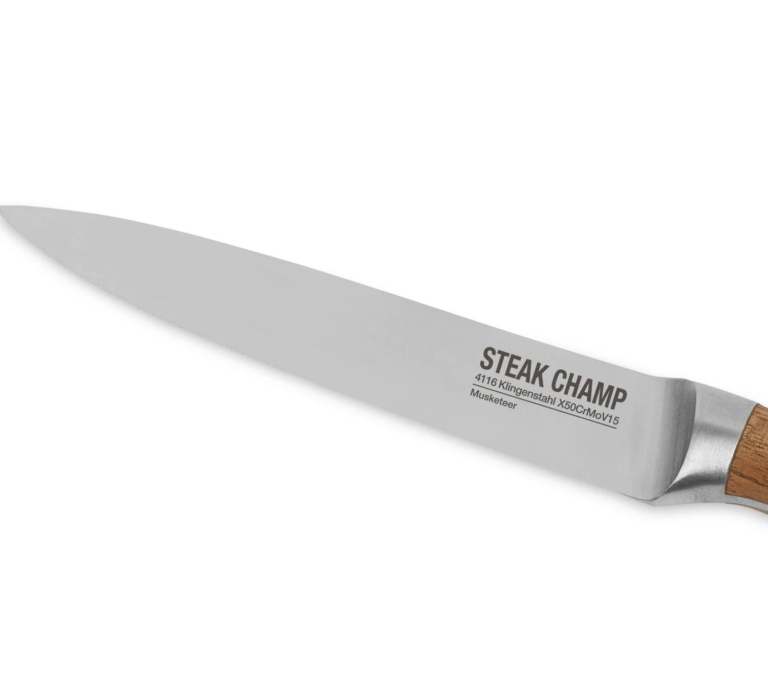 Steak Champ Gourmet Steakbesteck Set: 2 Steakmesser Und 2 Gabeln 2 Steak Champ Gourmet Steakbesteck Set: 2 Steakmesser Und 2 Gabeln - Image 2