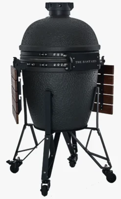 The Bastard Keramikgrill Urban Large - Complete - Schwarz Matt - Modell 2023 -Grill Welt Geschäft The Bastard Urban Large Keramikgrill BU201 Rueckseite