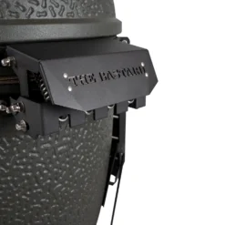 The Bastard Keramikgrill VX Large - Solo - Schwarz Matt - Modell 2023 -Grill Welt Geschäft The Bastard VX Large Detail Deckelschanier