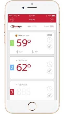 GrillEye Smart Bluetooth Grillthermometer (Grill Eye) -Grill Welt Geschäft grilleye app temperatur