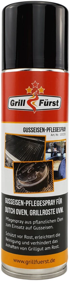 Grillfürst XXL Dutch Oven Set: Starterpaket Gusseisen - X-DEAL Mit Dutch Oven DO9+DO4, Kastenform BK4, Gusseisenpfanne Ø 30 Cm - Inkl. Großem Zubehörpaket 29 Grillfürst XXL Dutch Oven Set: Starterpaket Gusseisen - X-DEAL Mit Dutch Oven DO9+DO4, Kastenform BK4, Gusseisenpfanne Ø 30 Cm - Inkl. Großem Zubehörpaket -Grill Welt Geschäft grillfuerst gusseisen pflegespray 1