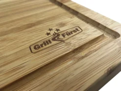 Grillfürst Bambus Schneidebrett Groß 50 X 30 Cm Bambus -Grill Welt Geschäft grillfuerst schneidebrett gross logo