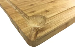 Grillfürst Bambus Schneidebrett Groß 50 X 30 Cm Bambus -Grill Welt Geschäft grillfuerst schneidebrett gross saftrinne