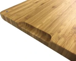 Grillfürst Schneidebrett Klein 39 X 26 Cm Bambus -Grill Welt Geschäft grillfuerst schneidebrett klein griffmulde