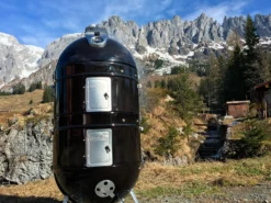 Napoleon Apollo 3 In 1, Watersmoker Und Holzkohle Kugelgrill, Ø 50cm AS300K -Grill Welt Geschäft napoleon apollo smoker raeucherschrank as300k