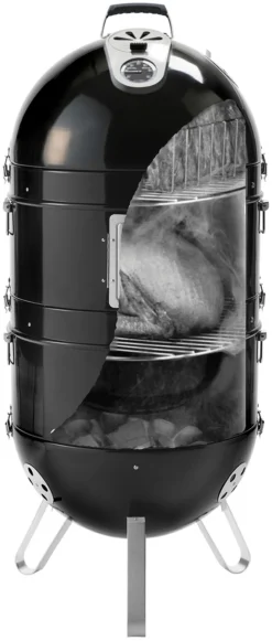 Napoleon Apollo 3 In 1, Watersmoker Und Holzkohle Kugelgrill, Ø 50cm AS300K -Grill Welt Geschäft napoleon apollo smoker schnittbild as300k 1