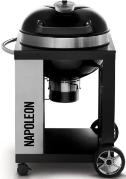 Napoleon Holzkohlegrill Kugelgrill Ø 57cm Im Rollwagen Mit Gussrost Und Deckelscharnier PRO22K-Cart-2