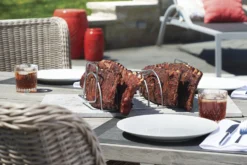 Napoleon 3 In 1 Bratenkorb / Geflügelhalter / Spareribs Halter -Grill Welt Geschäft napoleon spare rib halter anwendung 56019